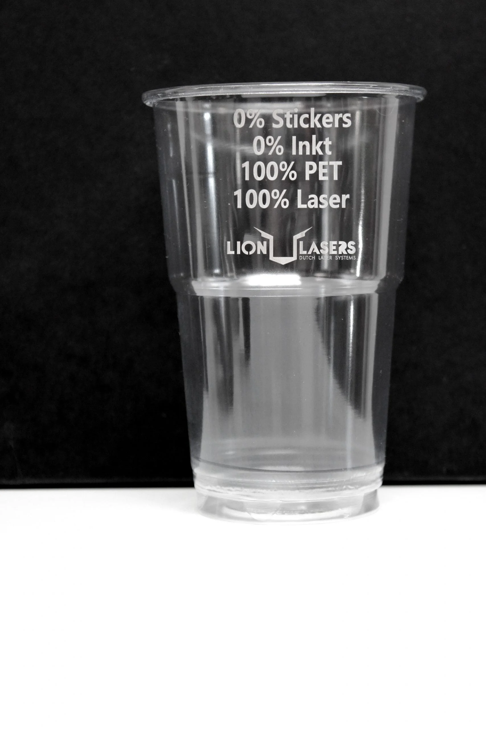 Kunststof - Lasergraveren PET drinkglas